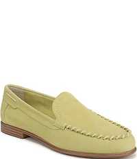Franco Sarto Maude Suede Whipstitch Loafers