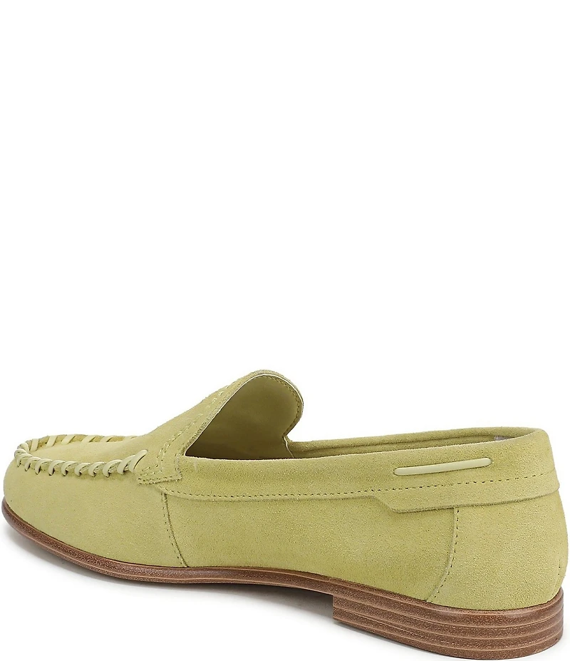 Franco Sarto Maude Suede Whipstitch Loafers
