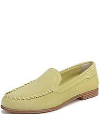 Franco Sarto Maude Suede Whipstitch Loafers
