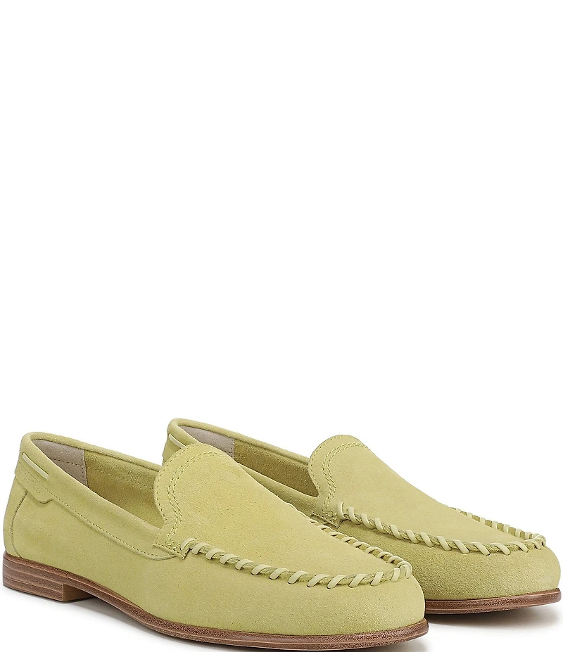 Franco Sarto Maude Suede Whipstitch Loafers