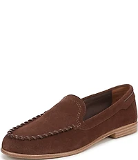 Franco Sarto Maude Suede Whipstitch Loafers