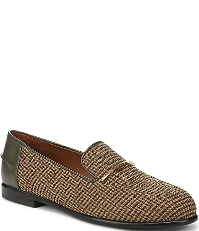 Franco Sarto Mirabelle Houndstooth Bar Hardware Loafers