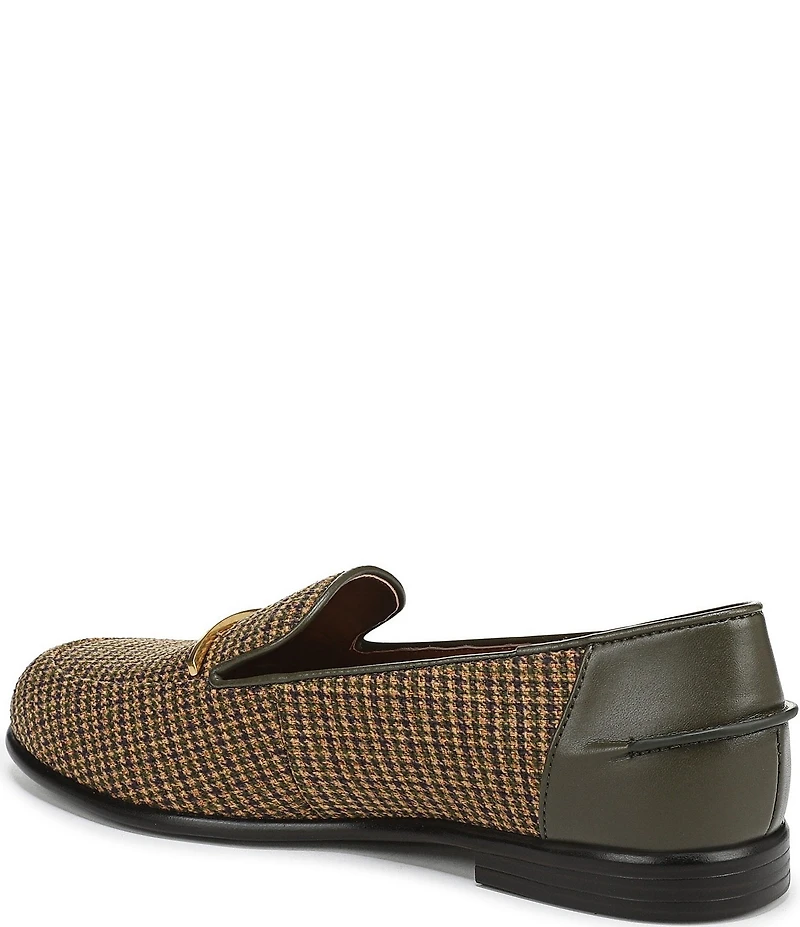 Franco Sarto Mirabelle Houndstooth Bar Hardware Loafers