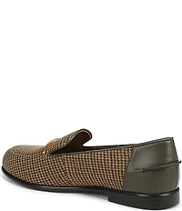 Franco Sarto Mirabelle Houndstooth Bar Hardware Loafers