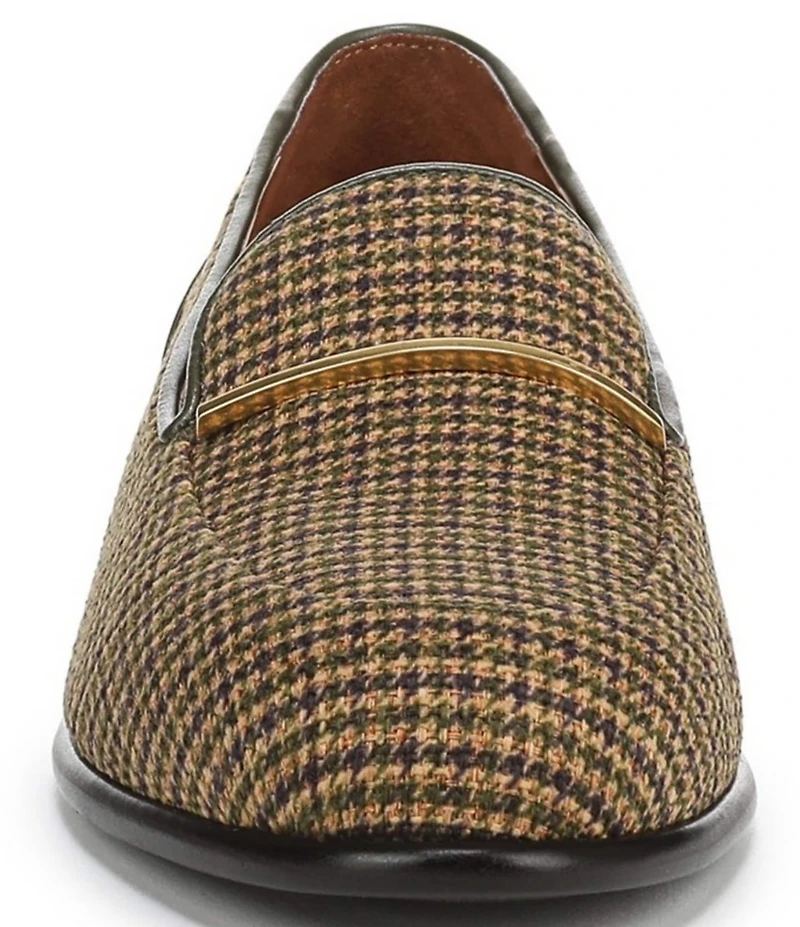 Franco Sarto Mirabelle Houndstooth Bar Hardware Loafers