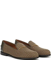 Franco Sarto Mirabelle Houndstooth Bar Hardware Loafers