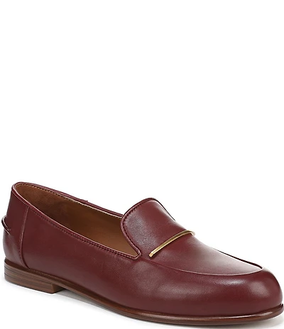 Franco Sarto Mirabelle Leather Bar Hardware Loafers