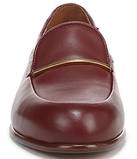 Franco Sarto Mirabelle Leather Bar Hardware Loafers