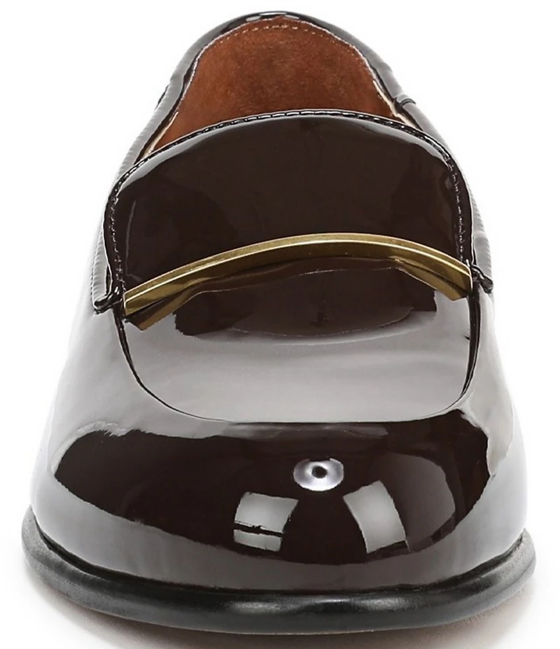 Franco Sarto Mirabelle Patent Bar Hardware Loafers