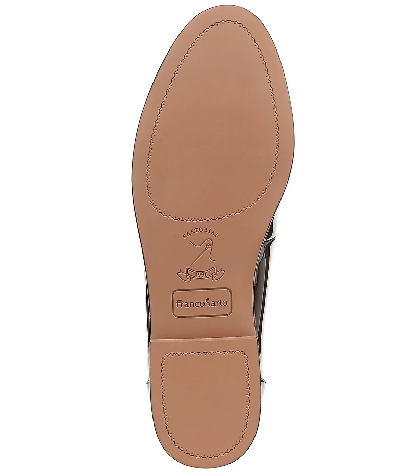 Franco Sarto Mirabelle Patent Bar Hardware Loafers