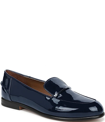 Franco Sarto Mirabelle Patent Bar Hardware Loafers