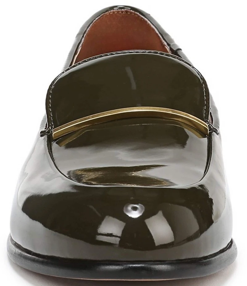 Franco Sarto Mirabelle Patent Bar Hardware Loafers