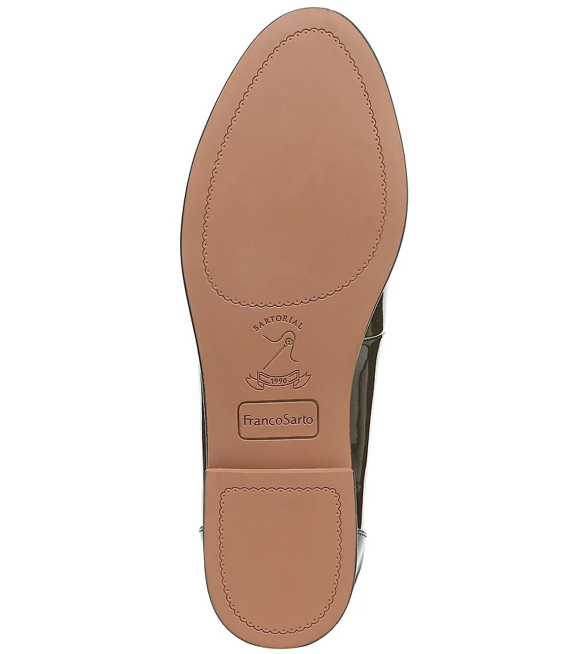 Franco Sarto Mirabelle Patent Bar Hardware Loafers