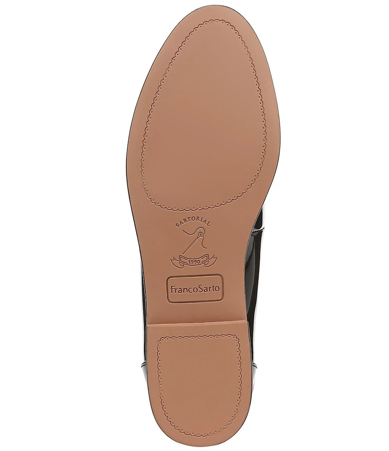 Franco Sarto Mirabelle Patent Bar Hardware Loafers
