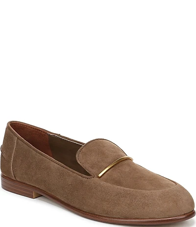 Franco Sarto Mirabelle Suede Bar Hardware Loafers