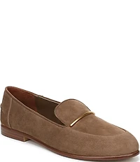 Franco Sarto Mirabelle Suede Bar Hardware Loafers