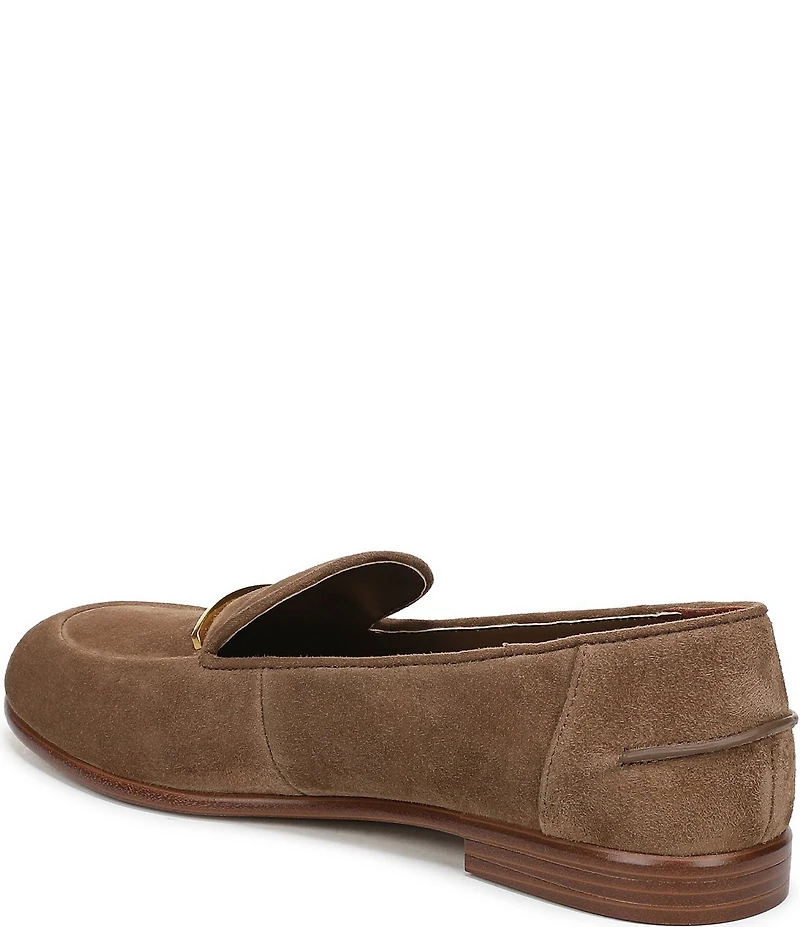 Franco Sarto Mirabelle Suede Bar Hardware Loafers