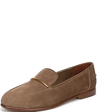 Franco Sarto Mirabelle Suede Bar Hardware Loafers