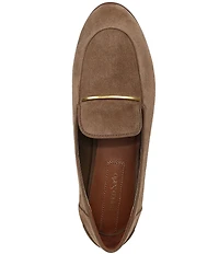 Franco Sarto Mirabelle Suede Bar Hardware Loafers