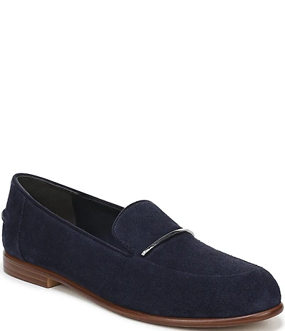 Franco Sarto Mirabelle Suede Bar Hardware Loafers