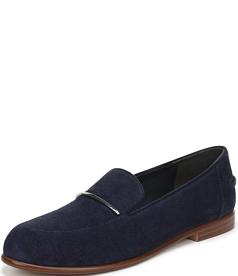 Franco Sarto Mirabelle Suede Bar Hardware Loafers
