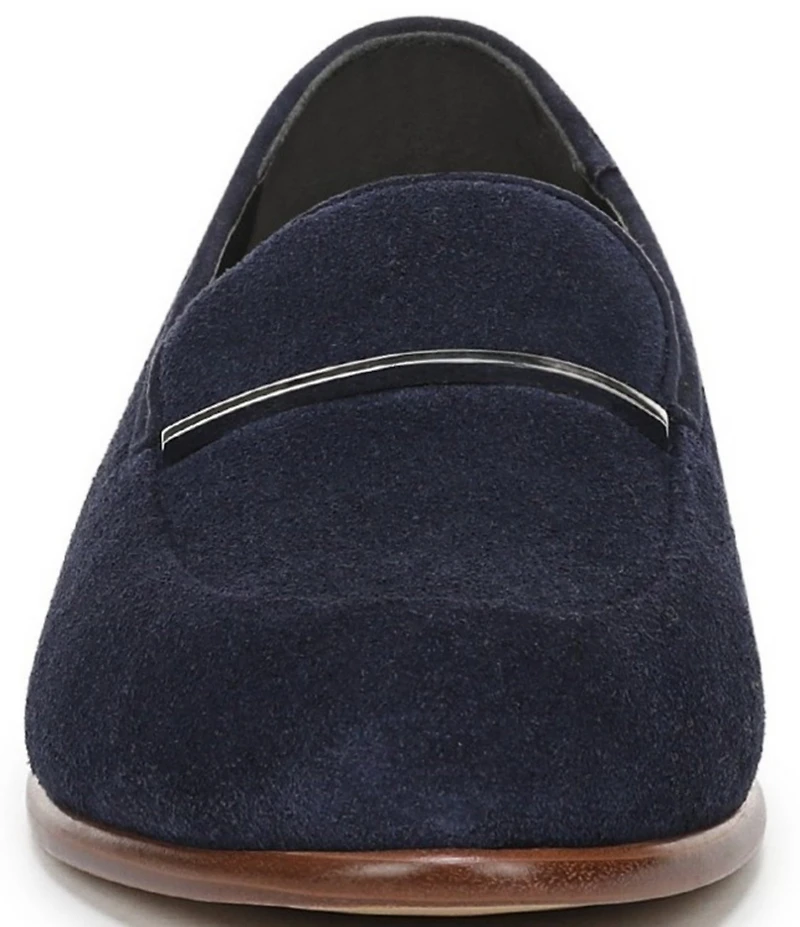 Franco Sarto Mirabelle Suede Bar Hardware Loafers