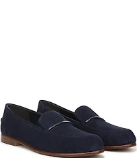 Franco Sarto Mirabelle Suede Bar Hardware Loafers