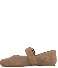 Franco Sarto Oakes Suede Square Toe Mary Jane Ballet Flats