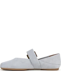 Franco Sarto Oakes Suede Square Toe Mary Jane Ballet Flats