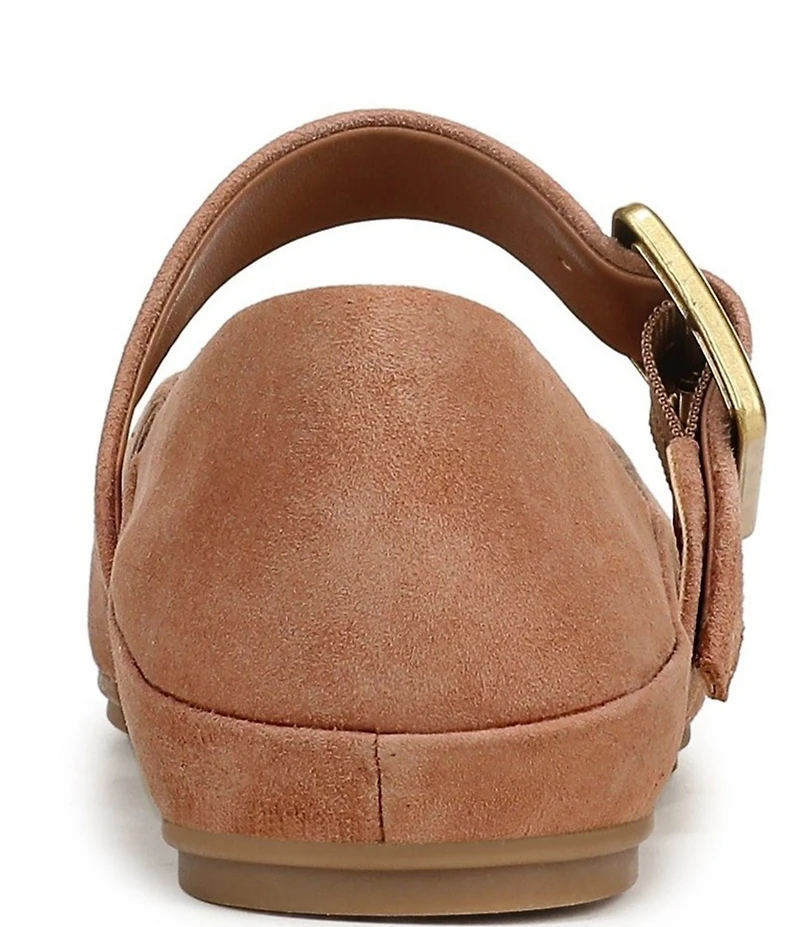 Franco Sarto Oakes Suede Square Toe Mary Jane Ballet Flats