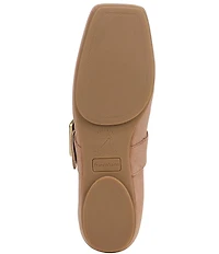 Franco Sarto Oakes Suede Square Toe Mary Jane Ballet Flats