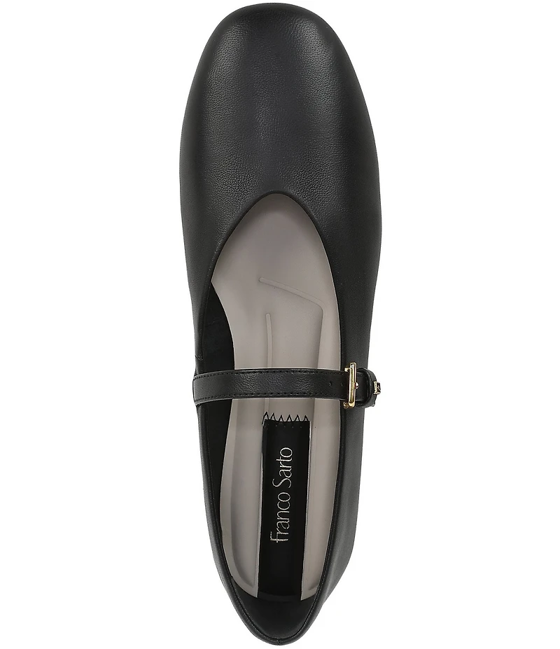 Franco Sarto Odilia Leather Mary Jane Ballerina Flats