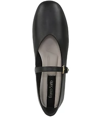 Franco Sarto Odilia Leather Mary Jane Ballerina Flats
