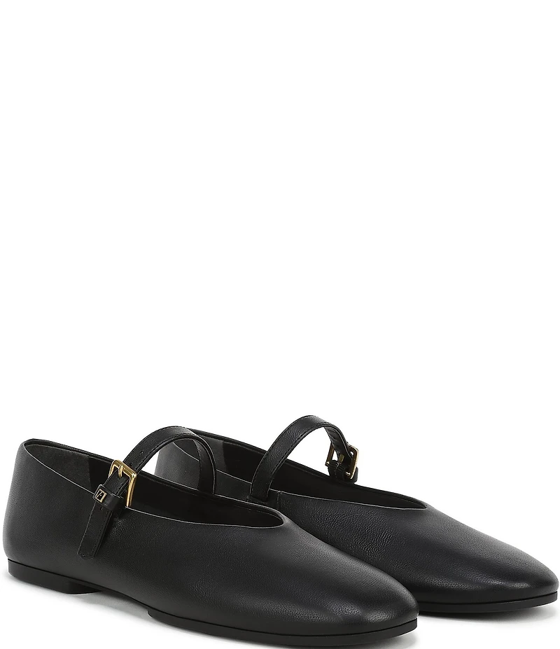 Franco Sarto Odilia Leather Mary Jane Ballerina Flats