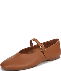 Franco Sarto Odilia Leather Mary Jane Ballerina Flats