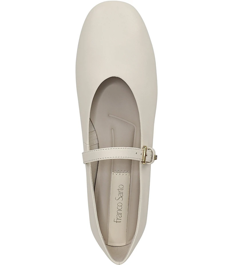 Franco Sarto Odilia Leather Mary Jane Ballerina Flats
