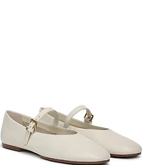 Franco Sarto Odilia Leather Mary Jane Ballerina Flats