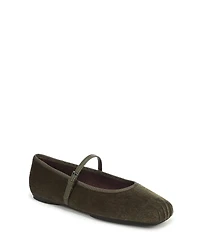 Franco Sarto Oriel Fabric Square Toe Mary Jane Ballerina Flats