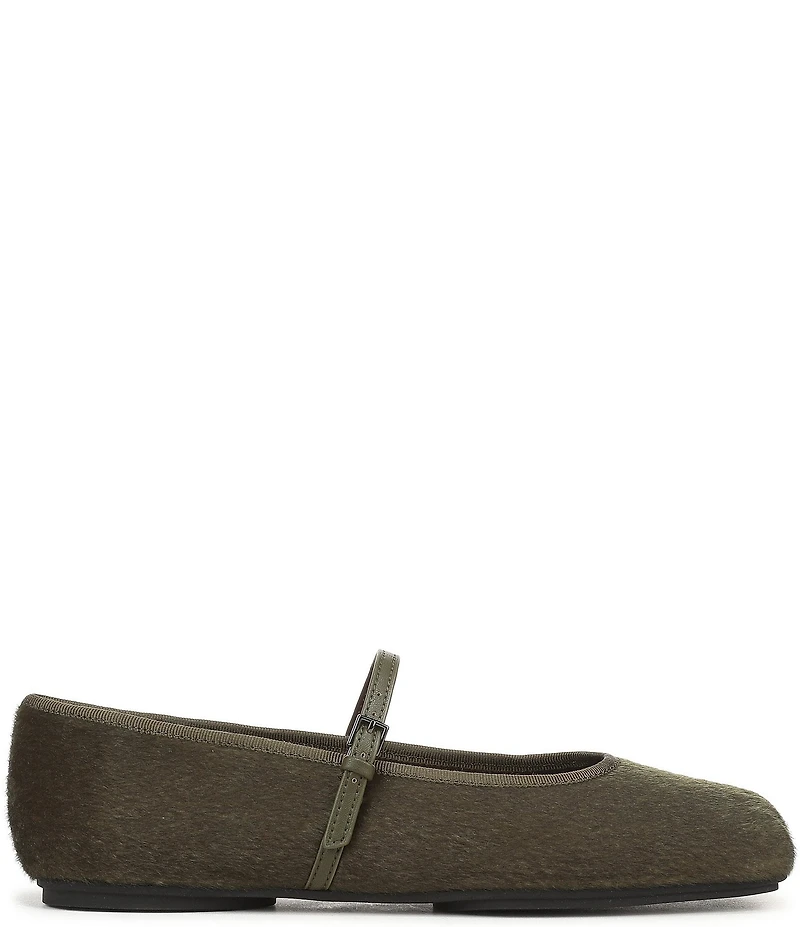 Franco Sarto Oriel Fabric Square Toe Mary Jane Ballerina Flats