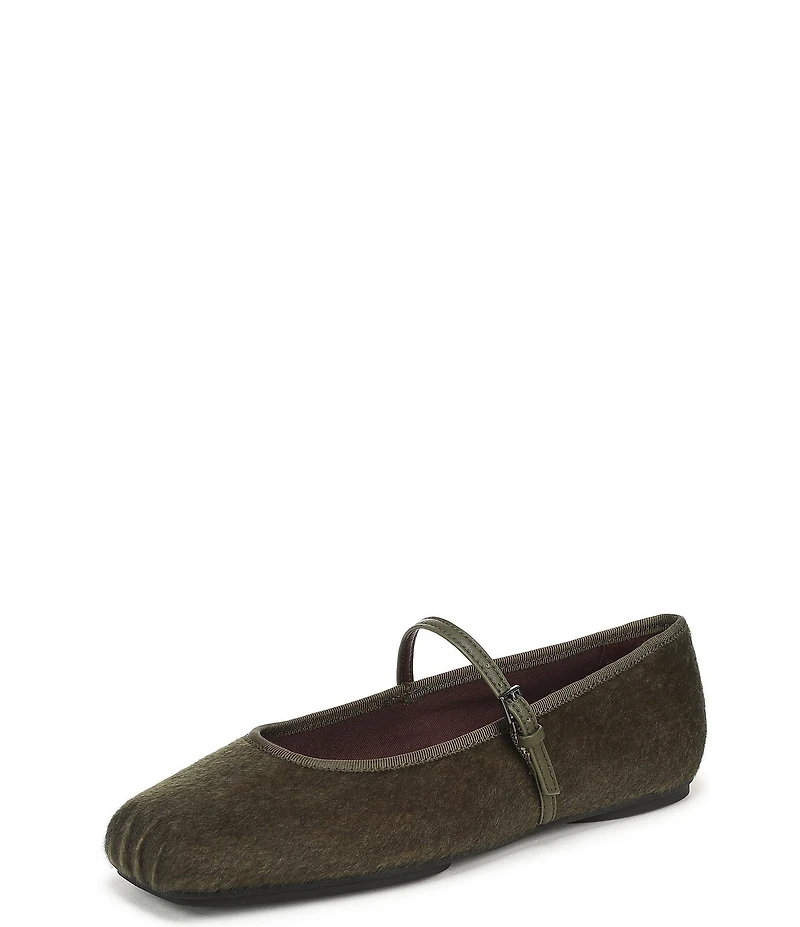 Franco Sarto Oriel Fabric Square Toe Mary Jane Ballerina Flats