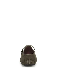 Franco Sarto Oriel Fabric Square Toe Mary Jane Ballerina Flats