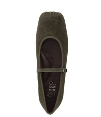 Franco Sarto Oriel Fabric Square Toe Mary Jane Ballerina Flats