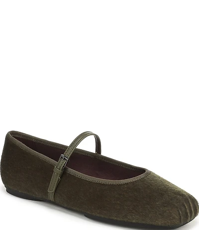 Franco Sarto Oriel Fabric Square Toe Mary Jane Ballerina Flats