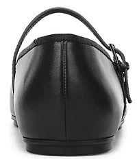 Franco Sarto Oriel Leather Square Toe Mary Jane Ballerina Flats