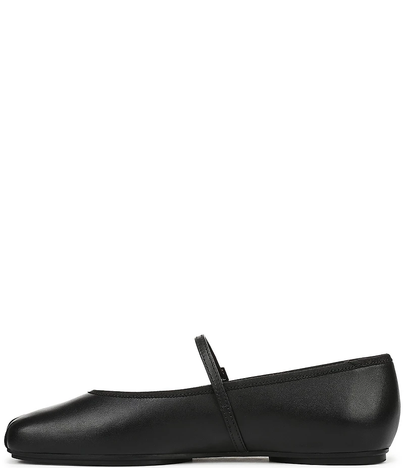 Franco Sarto Oriel Leather Square Toe Mary Jane Ballerina Flats