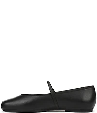 Franco Sarto Oriel Leather Square Toe Mary Jane Ballerina Flats