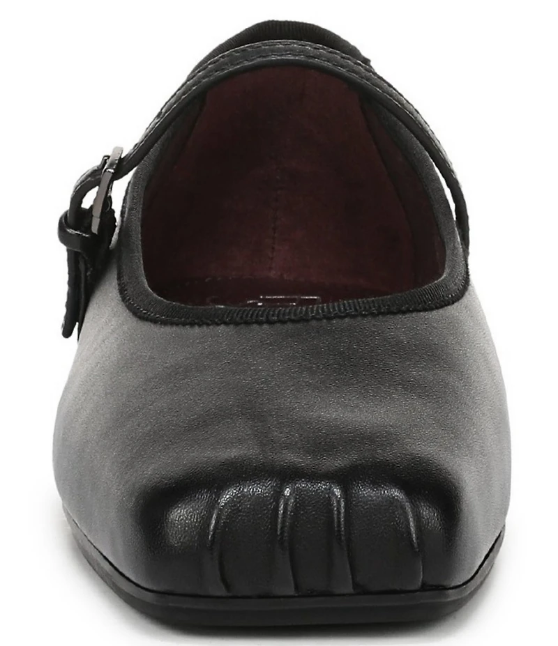 Franco Sarto Oriel Leather Square Toe Mary Jane Ballerina Flats