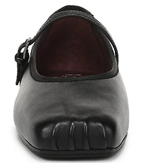 Franco Sarto Oriel Leather Square Toe Mary Jane Ballerina Flats