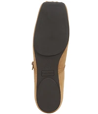 Franco Sarto Oriel Suede Square Toe Mary Jane Ballerina Flats