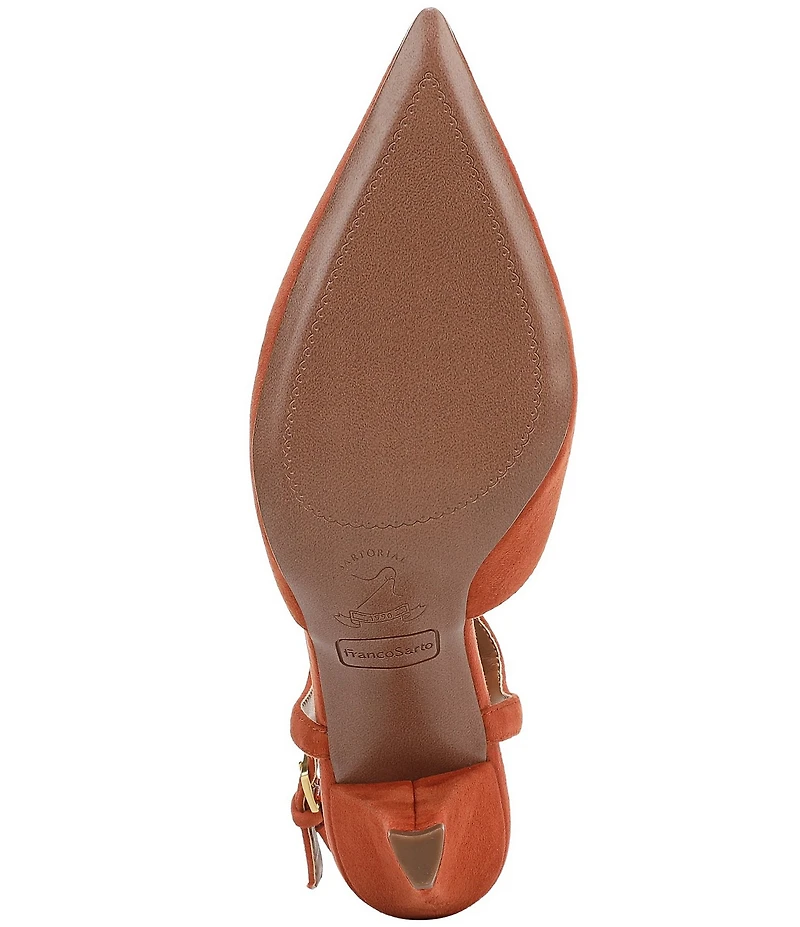 Franco Sarto Ovett Suede T-Strap Pumps